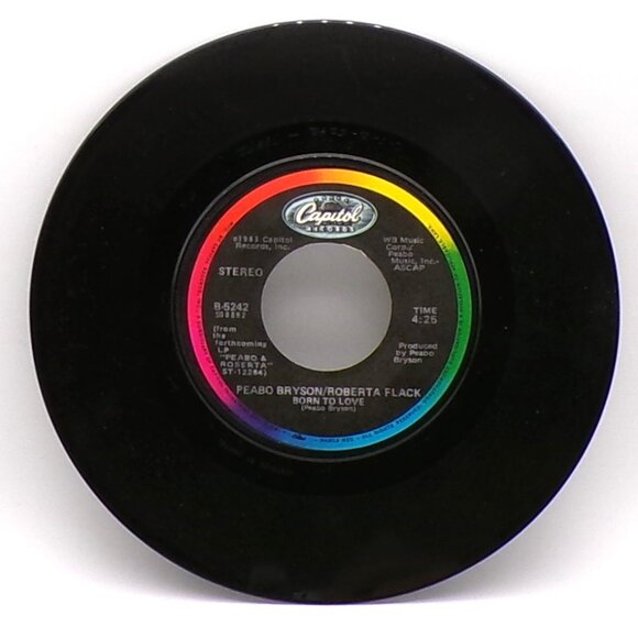 Tonight I Celebrate My Love/Born To Love by Roberta Flack & Peabo Bryson 45 - Picture 4 of 6